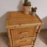 Bamboo bedside tables