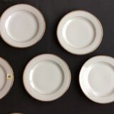 Old dessert plates, mignardises, Limoges porcelain