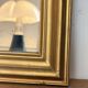 Louis-Philippe gilded mirror with mercury glass 89x65cm