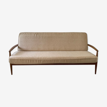 Grete Jalk 3-seater teak sofa