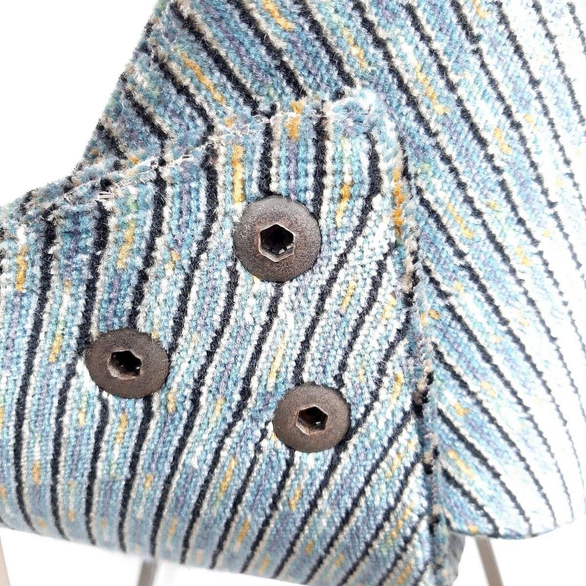 Mid-century plywood and textile office chair by Niko Kralj for Stol Kamnik, 1970s.