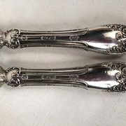 Leg service cutlery, silver punch Minerva