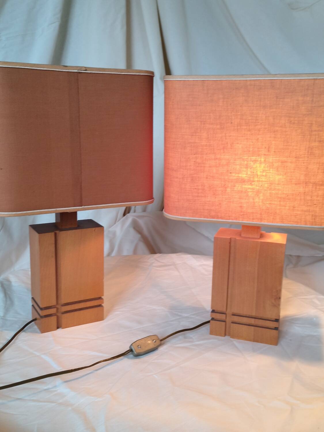 Wooden lamp 1970