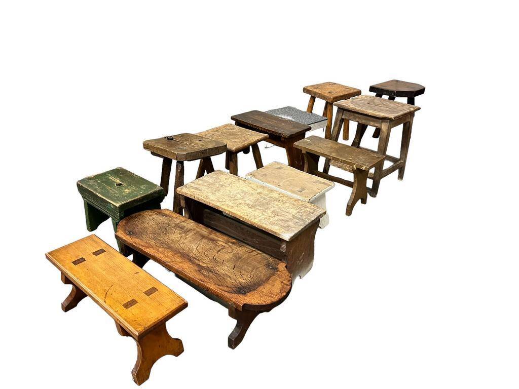 Vintage milking stool