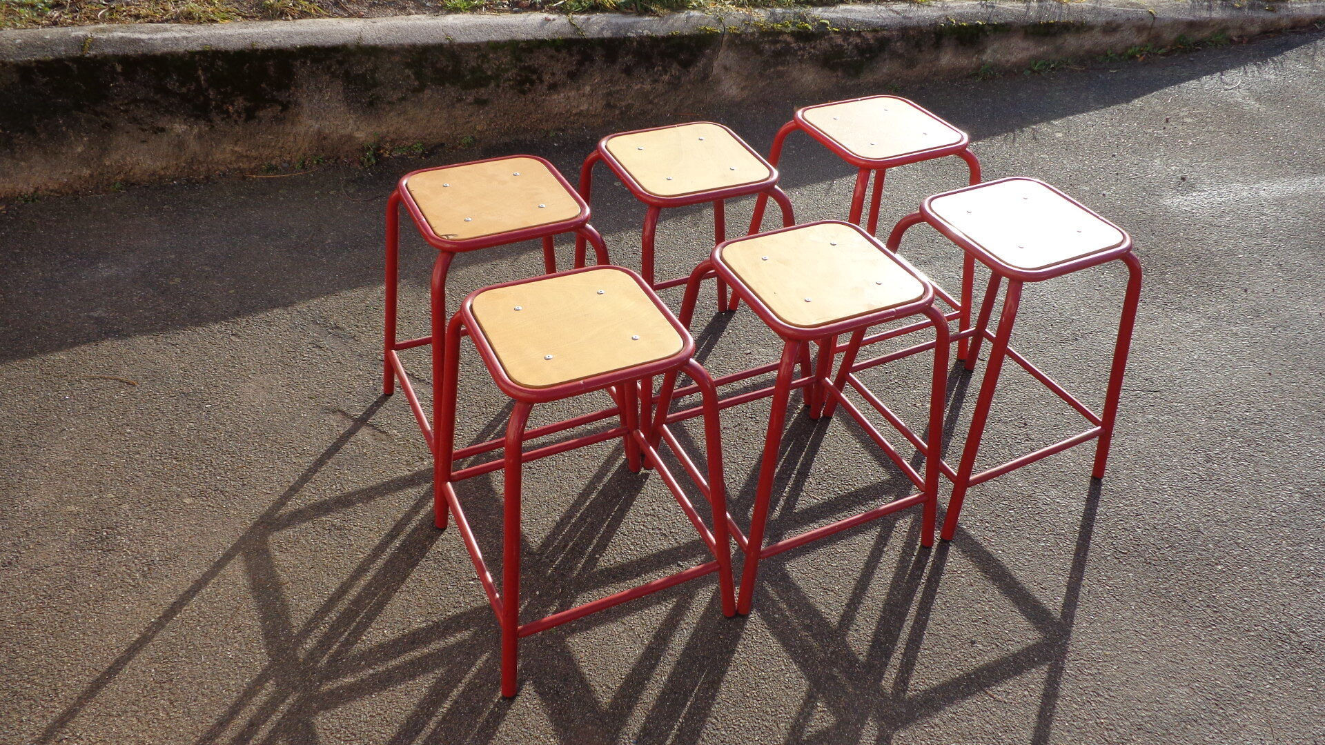 High laboratory stools