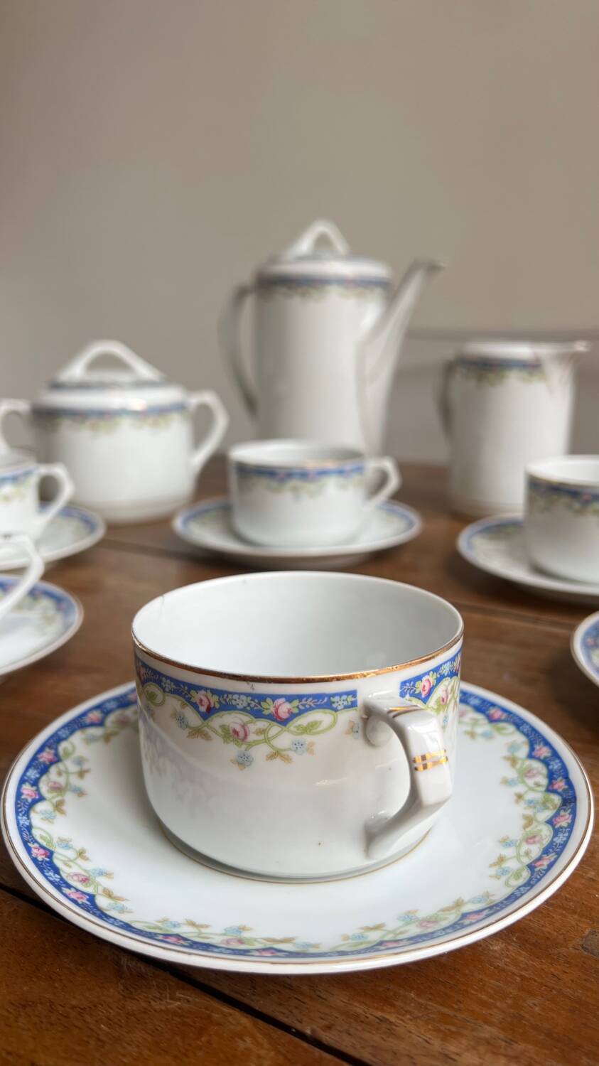 Ancient coffee service – Czechoslovakia, EPIAG Aich, 1920s