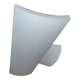 Neil Poulton Artemide Megalit minisurf wall light