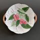 Plat cerises en barbotine