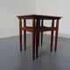 Danish Teak Nesting Tables, 1960s, Set of 2