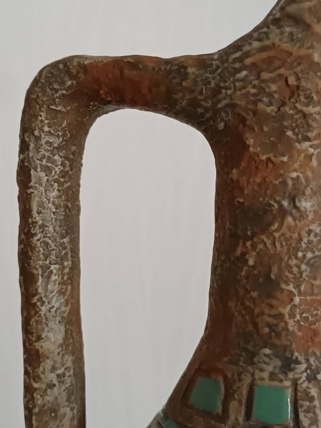 Vintage Egyptian motif jug vase
