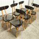 Set of 6 restored Luterma "banana" chairs