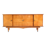 Vintage sideboard / Mid Century. Wood with marquetry finishes. France, 1960s.