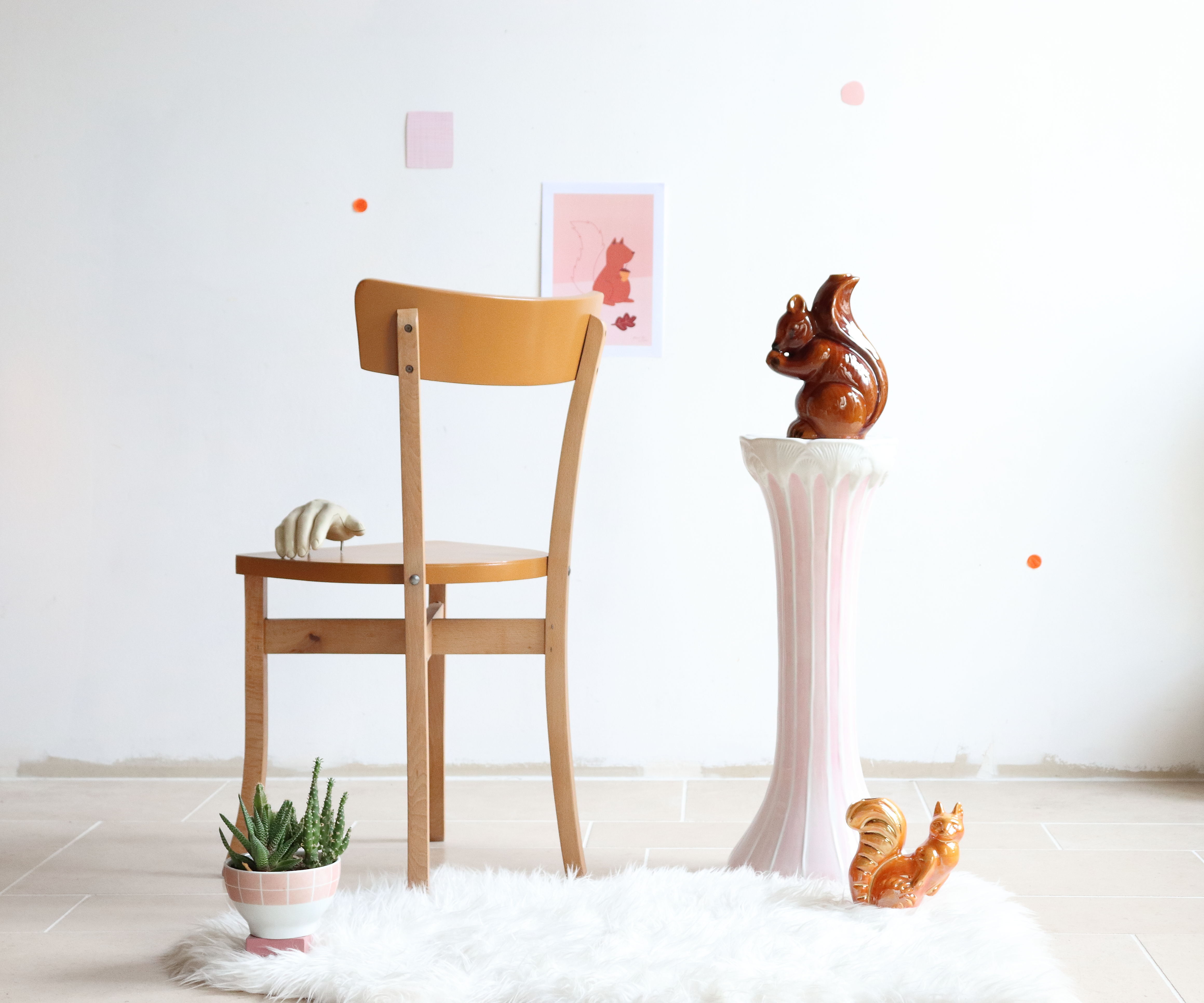 Vintage wooden bistro chair revisited