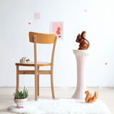 Chaise bistrot vintage en bois revisitée