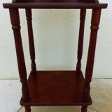 Bedside table or side table with 2 wooden shelves