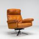 De Sede DS-31 high-back lounge chair in natural leather, Switzerland, 1970