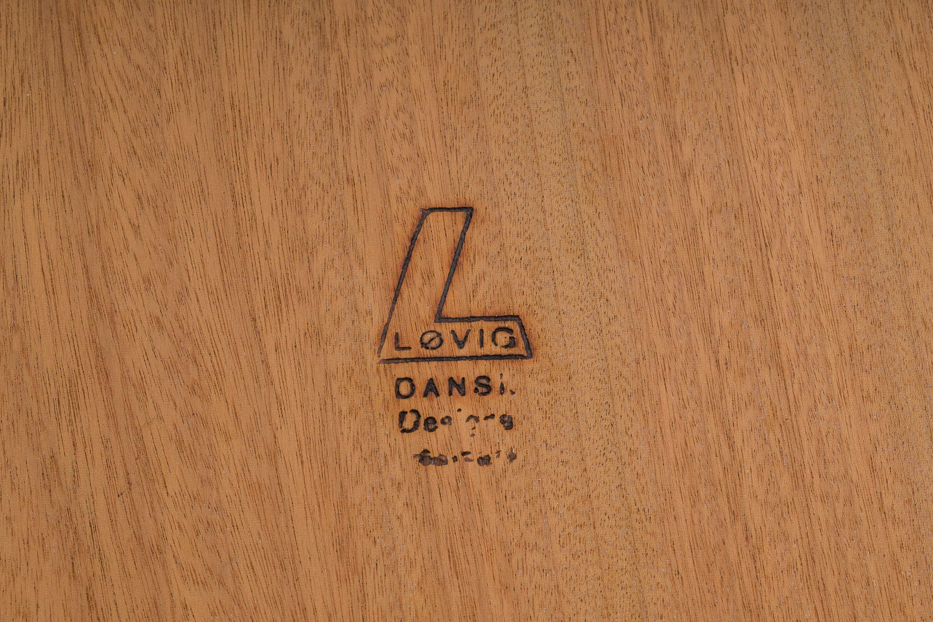 Danish teak desk by Peter Lovig Nielsen for Hedensted Mobelfabrik, 1961