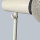 Minimalist metal wall light in the style of Jean Prouvé, circa 1950.