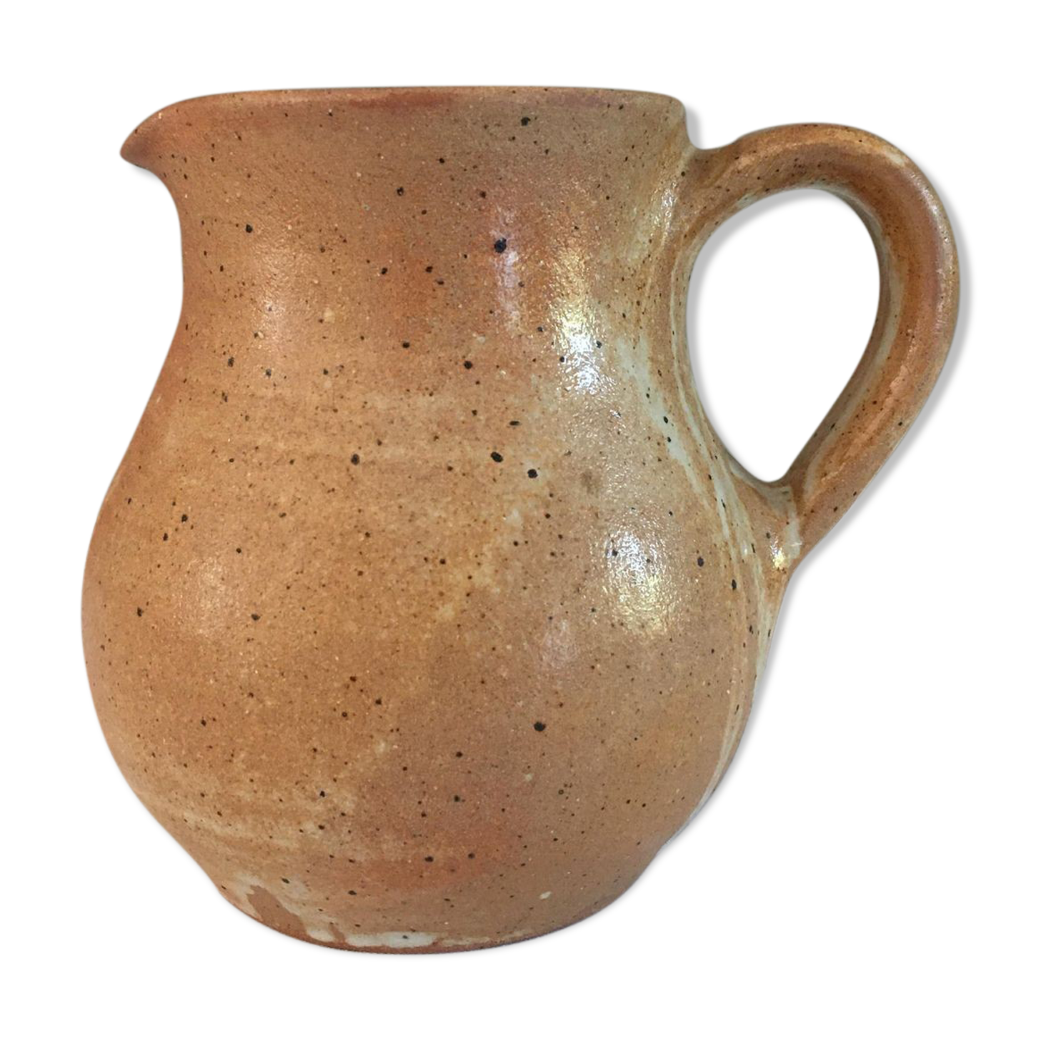 Vintage enamelled stoneware carafe