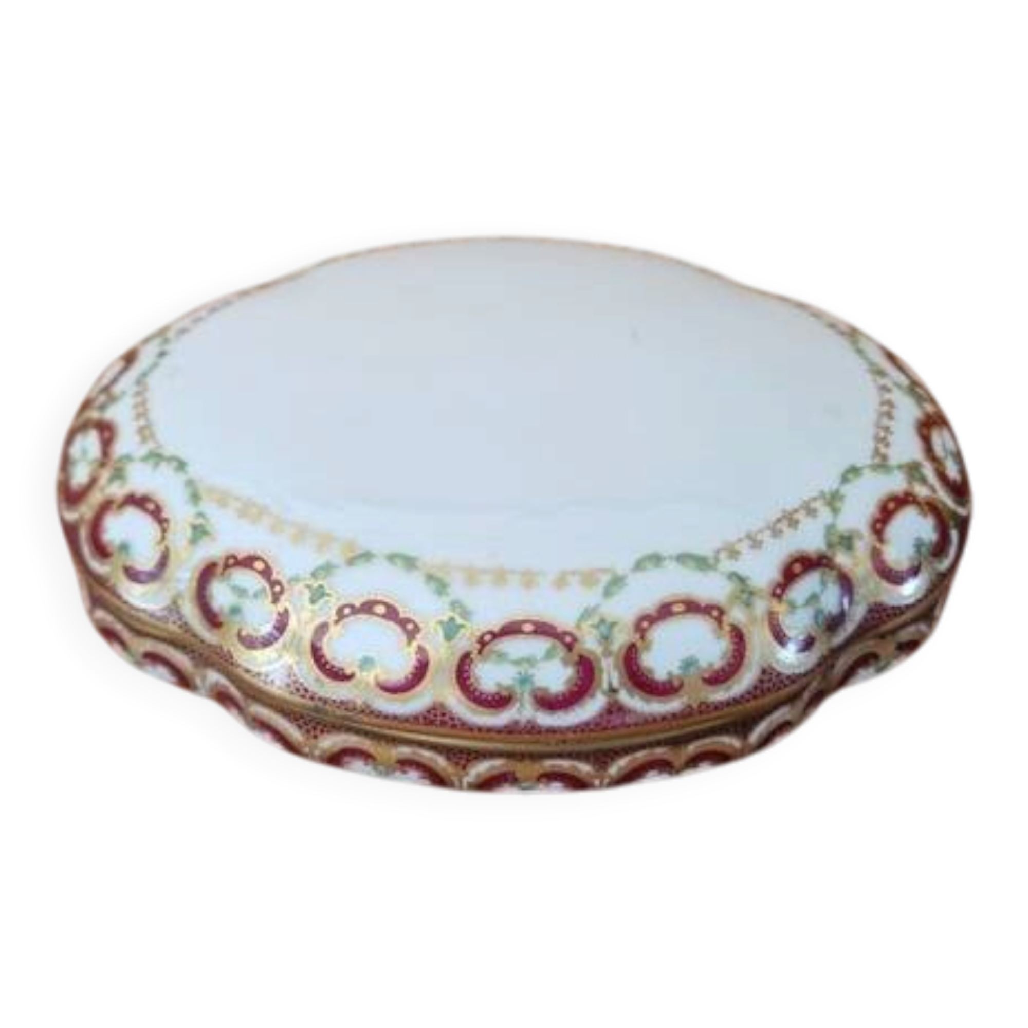 Theodore Haviland - Mousseline porcelain bonbonnière - Limoges 1900