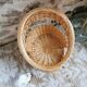 Vintage 70s rattan children's armchair