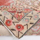 Tapis vintage turc rouge et beige 133x226cm