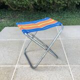 Colorful folding camping stool 70s