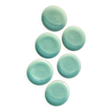 Set of 6 SALINS Deauville dessert plates, GREEN model