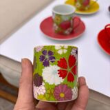 Suite of 12 coffee cups