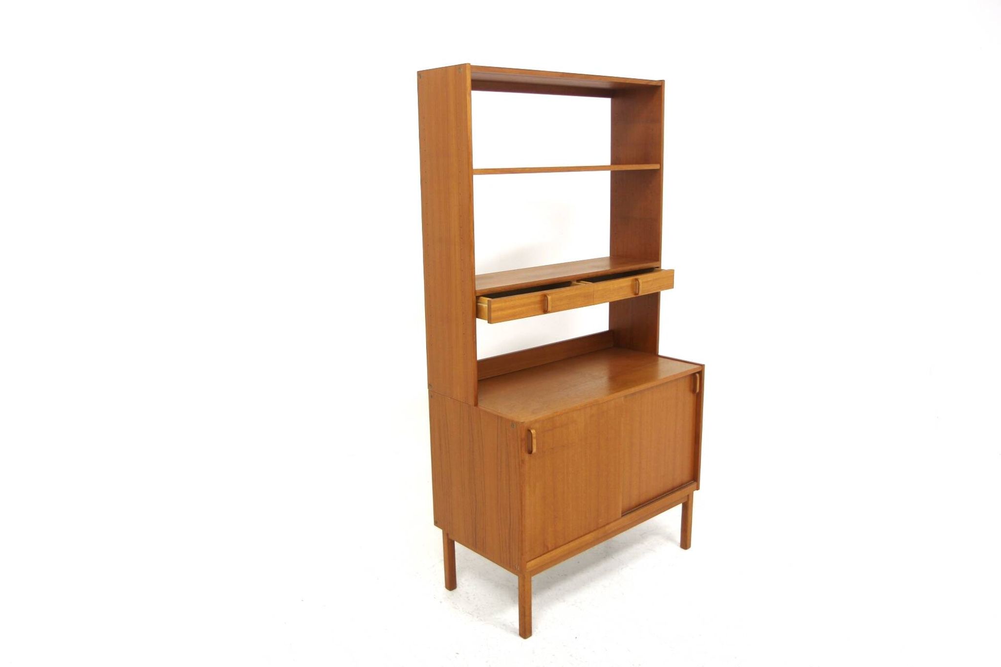 Scandinavian teak bookcase by Bertil Fridhagen for Bodafors, Sweden, 1960