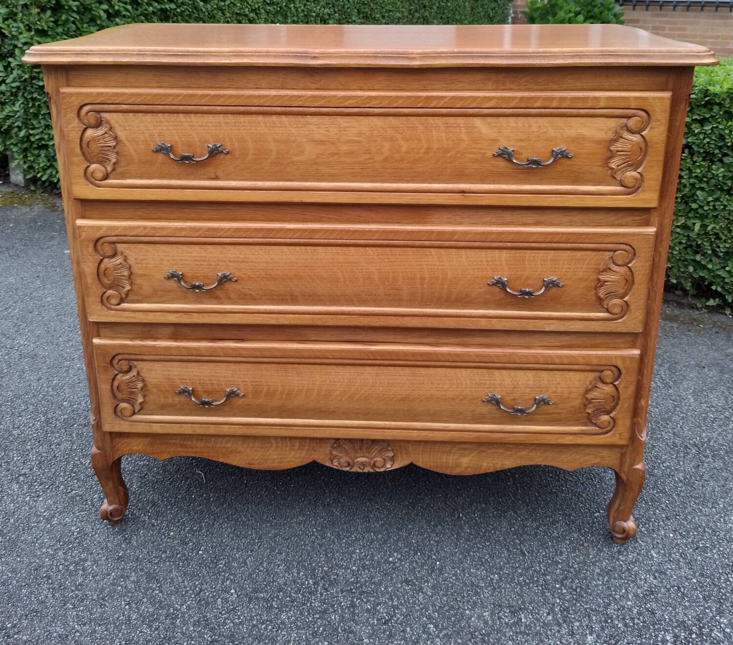 SOLID OAK WOOD CHEST