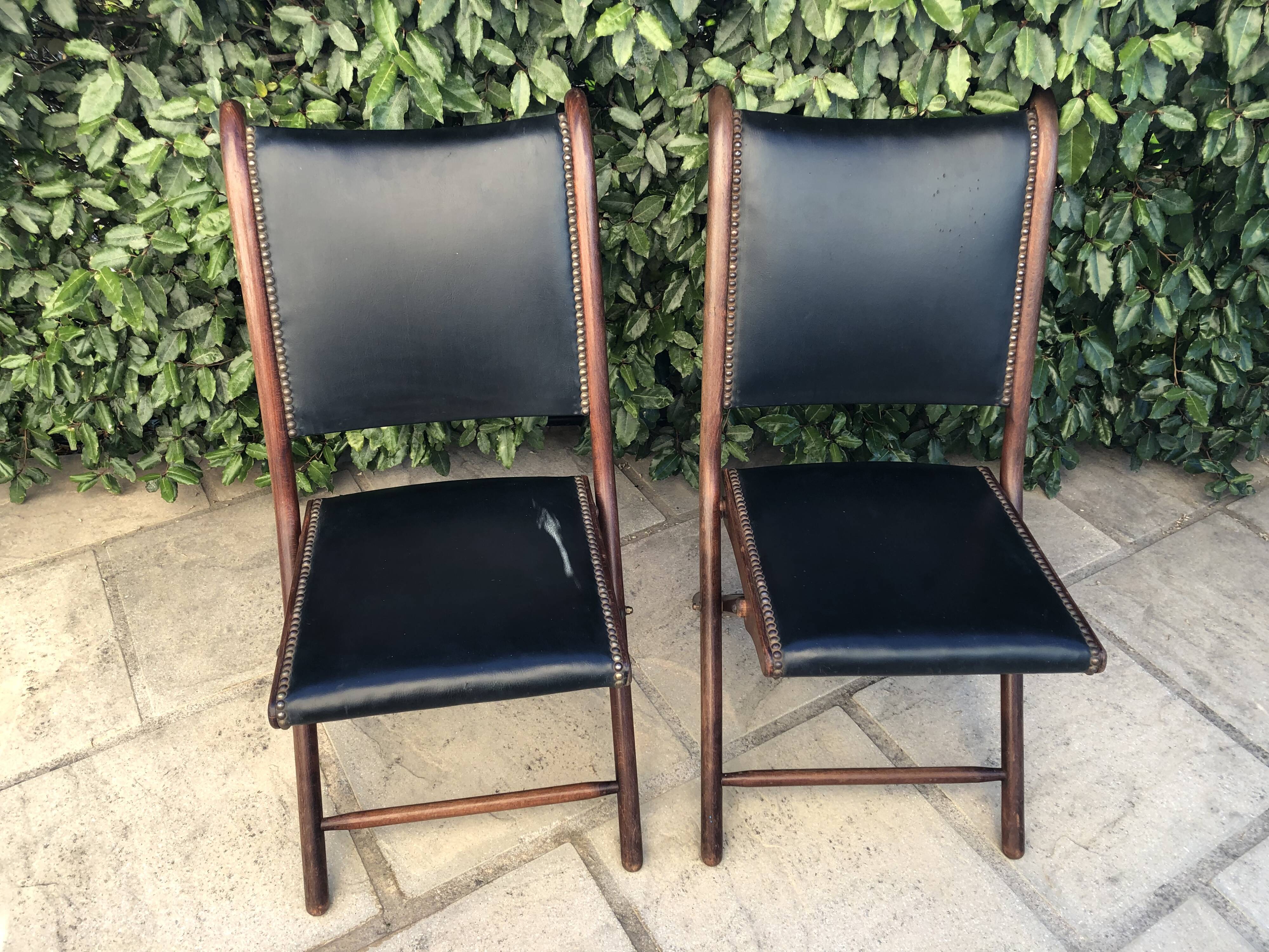 English folding chairs