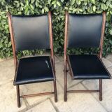 English folding chairs