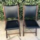 English folding chairs