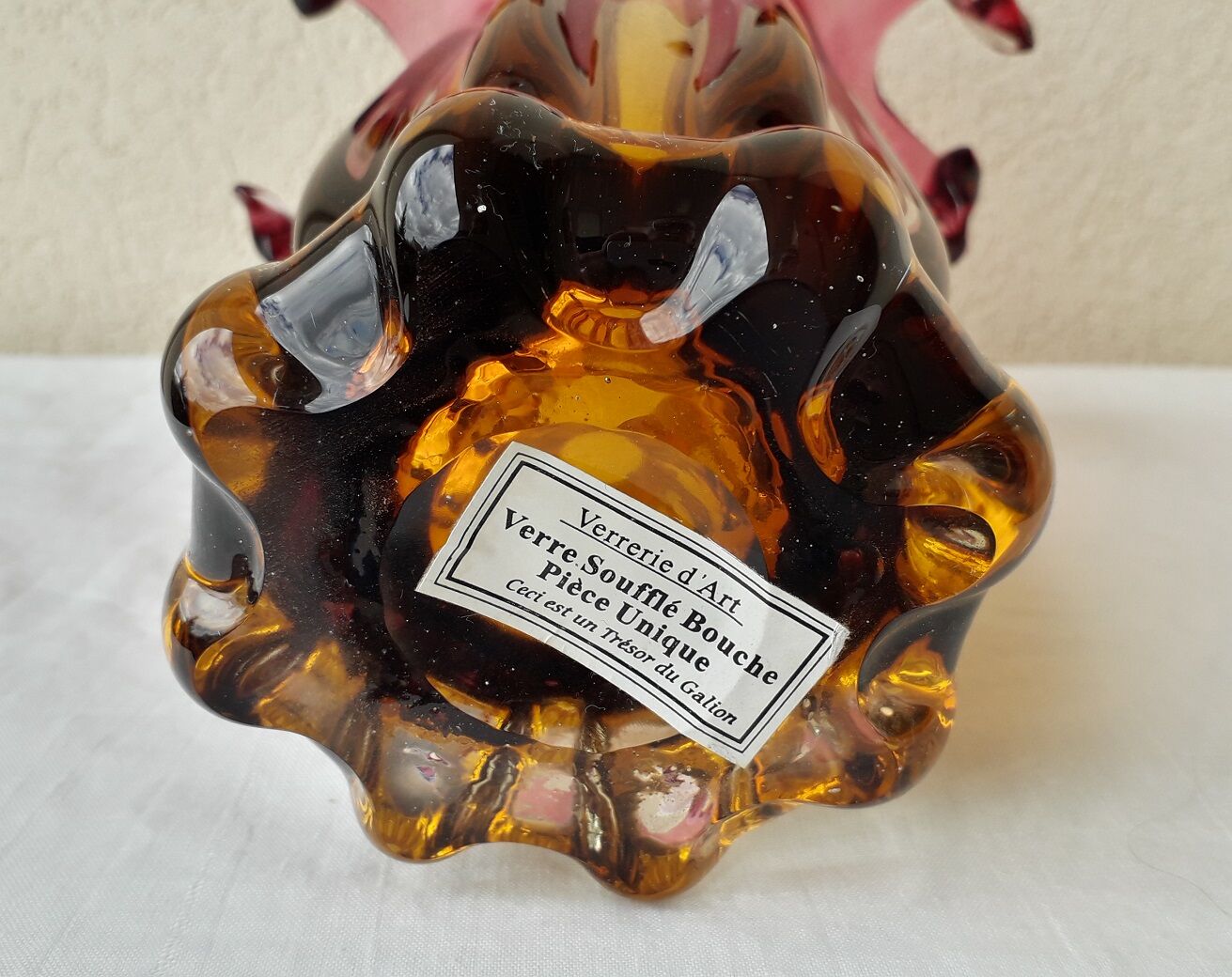 Glass vase treasure of the galleon