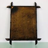Faux bamboo mirror