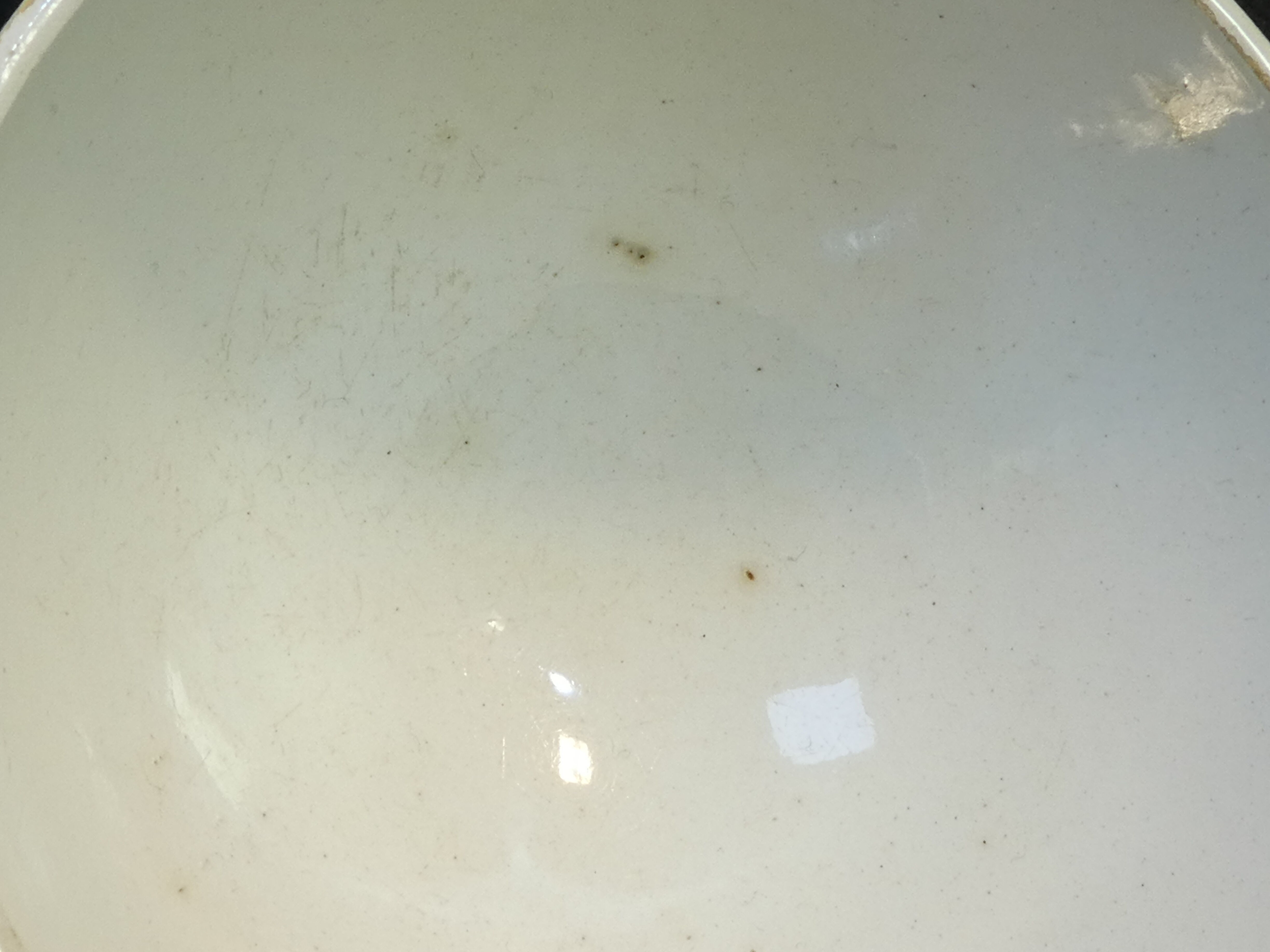 Bowl in faience k.g luneville