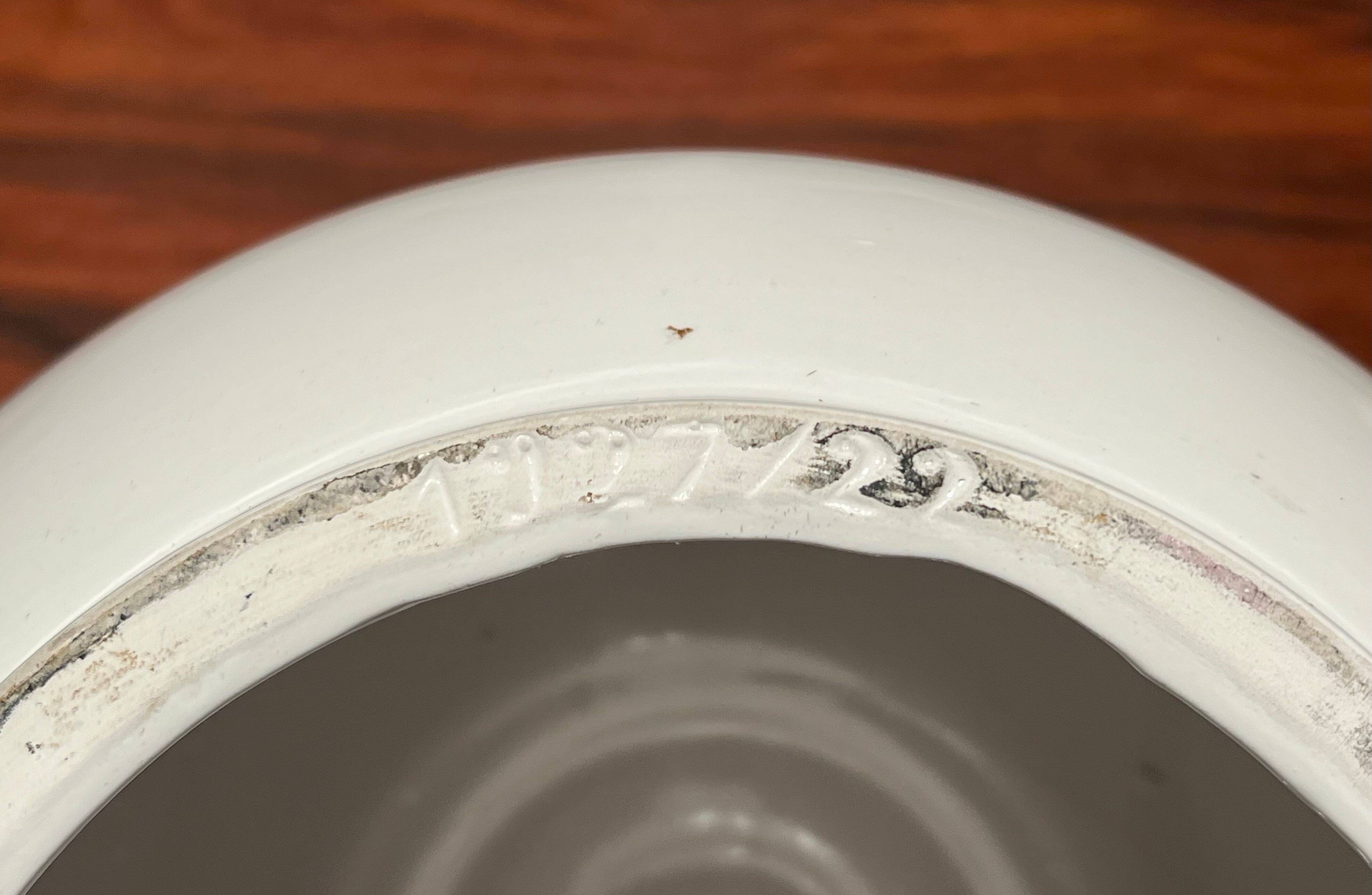 Pair of ceramic lamps