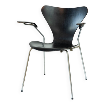 Chaise de bureau 3207 par Arne Jacobsen pour Fritz Hansen