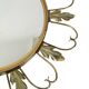 Vintage Fish Eye Convex Mirror Sunburst Witch Mirror Deknudt 46cm
