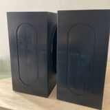 Pair of vintage 1970s vinyl record racks