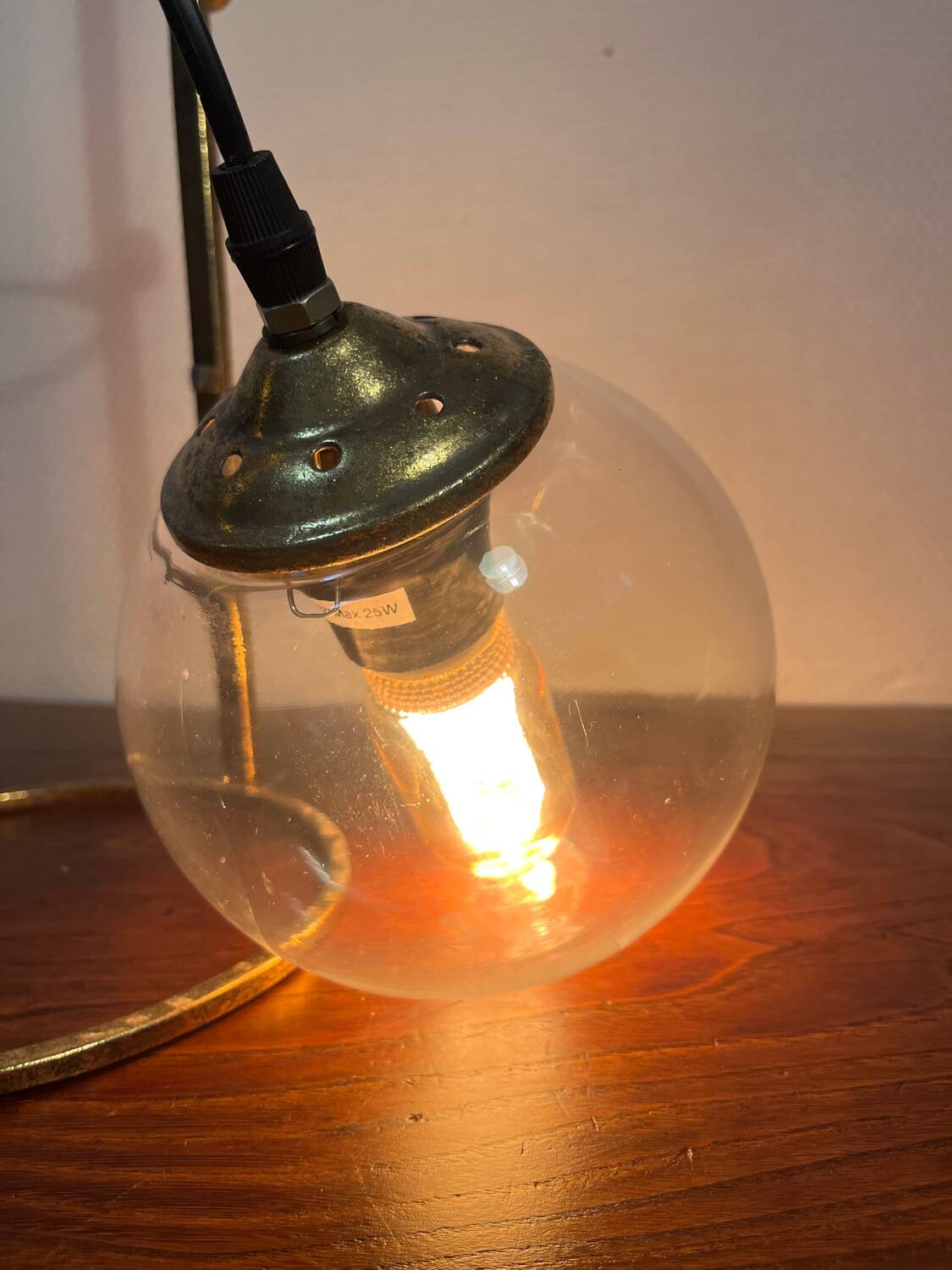 Adjustable floor lamp, 2000s globe