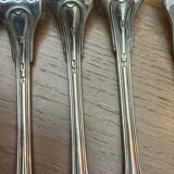 Silvered metal cutlery