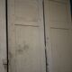 Antique painted wooden doors
