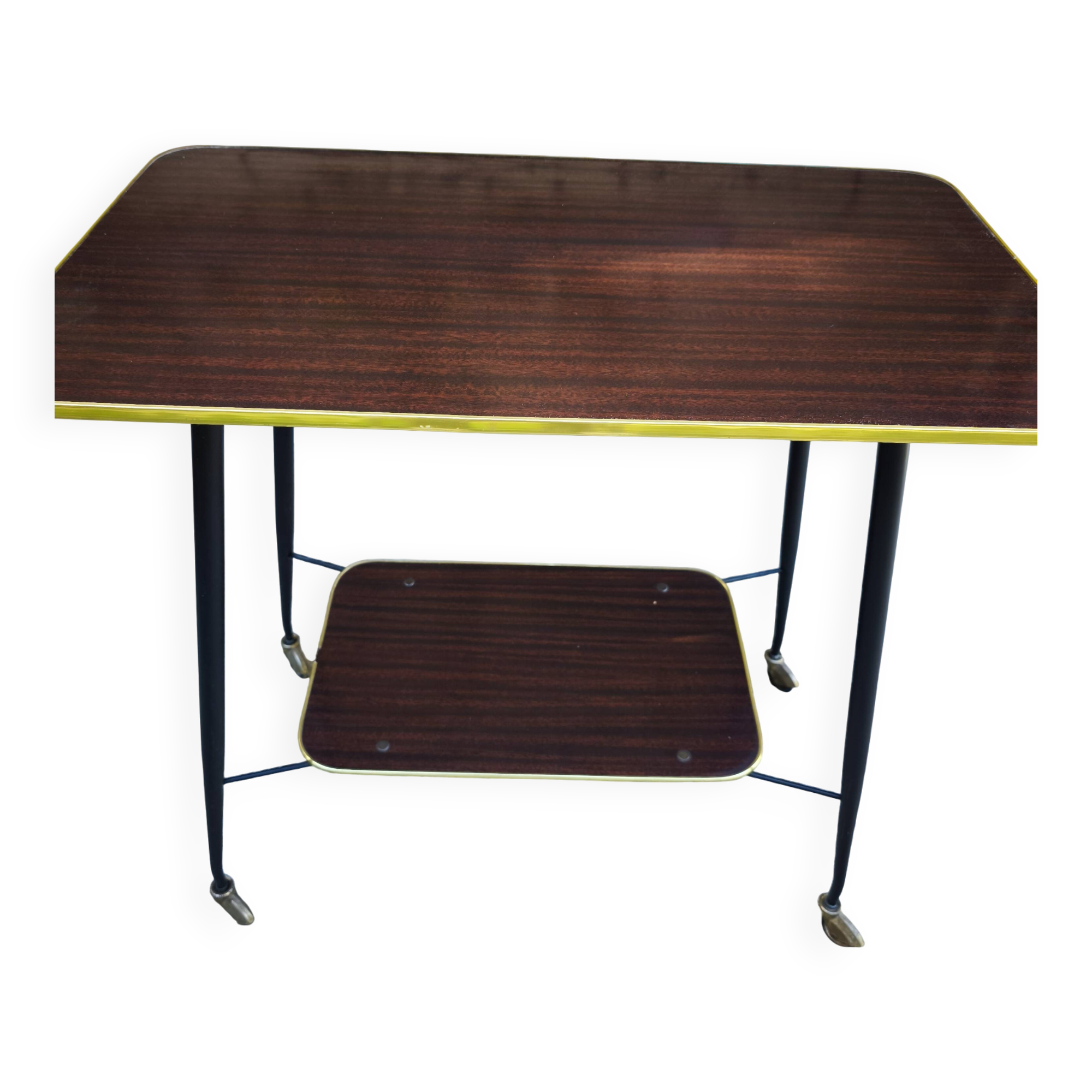 Rare vintage 60's / 70's side table - Retro industrial design