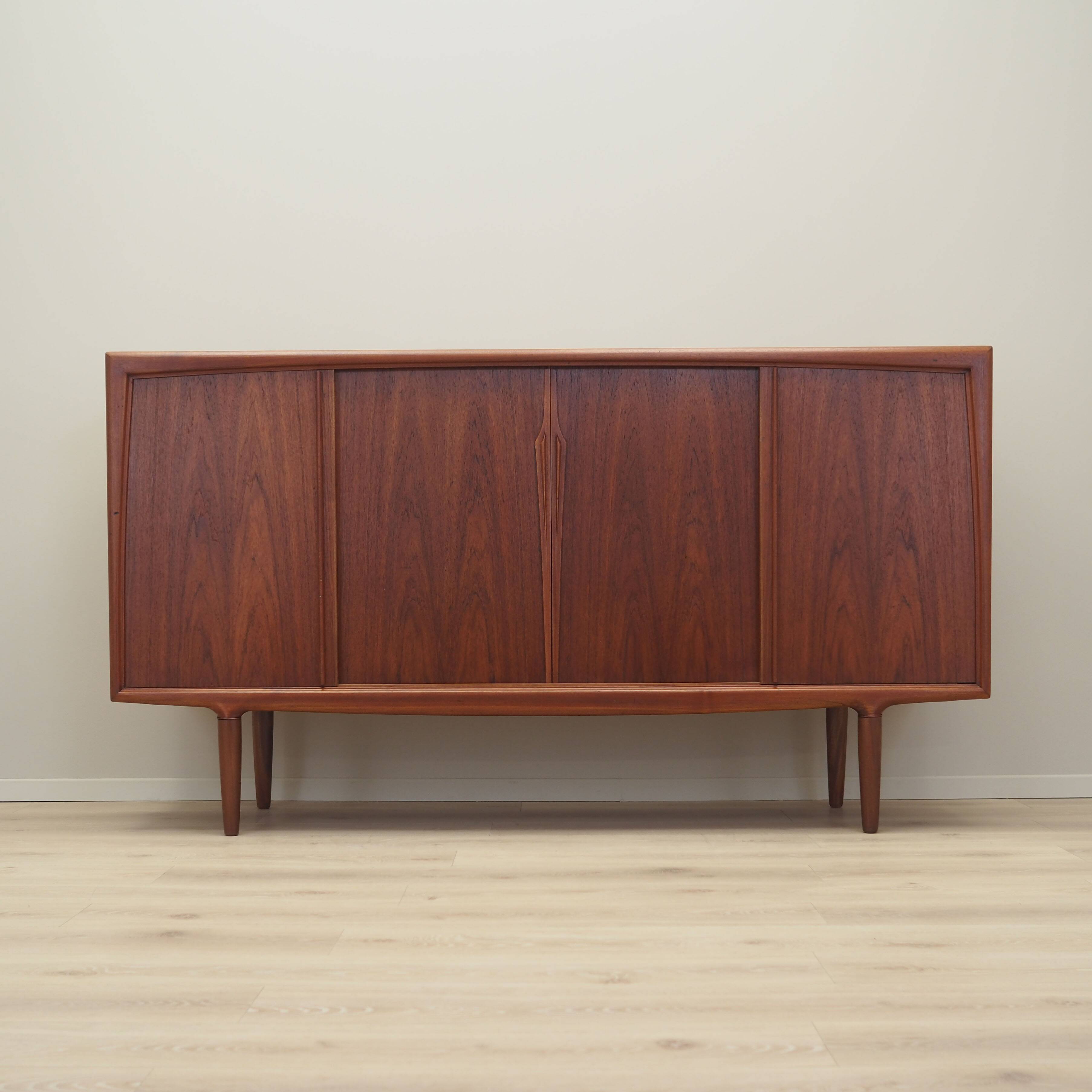 Teak highboard, Danish design, 1960s, production: Omann Jun