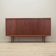 Teak highboard, Danish design, 1960s, production: Omann Jun
