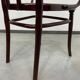 Chaise de bureau Thonet avec assise en rotin