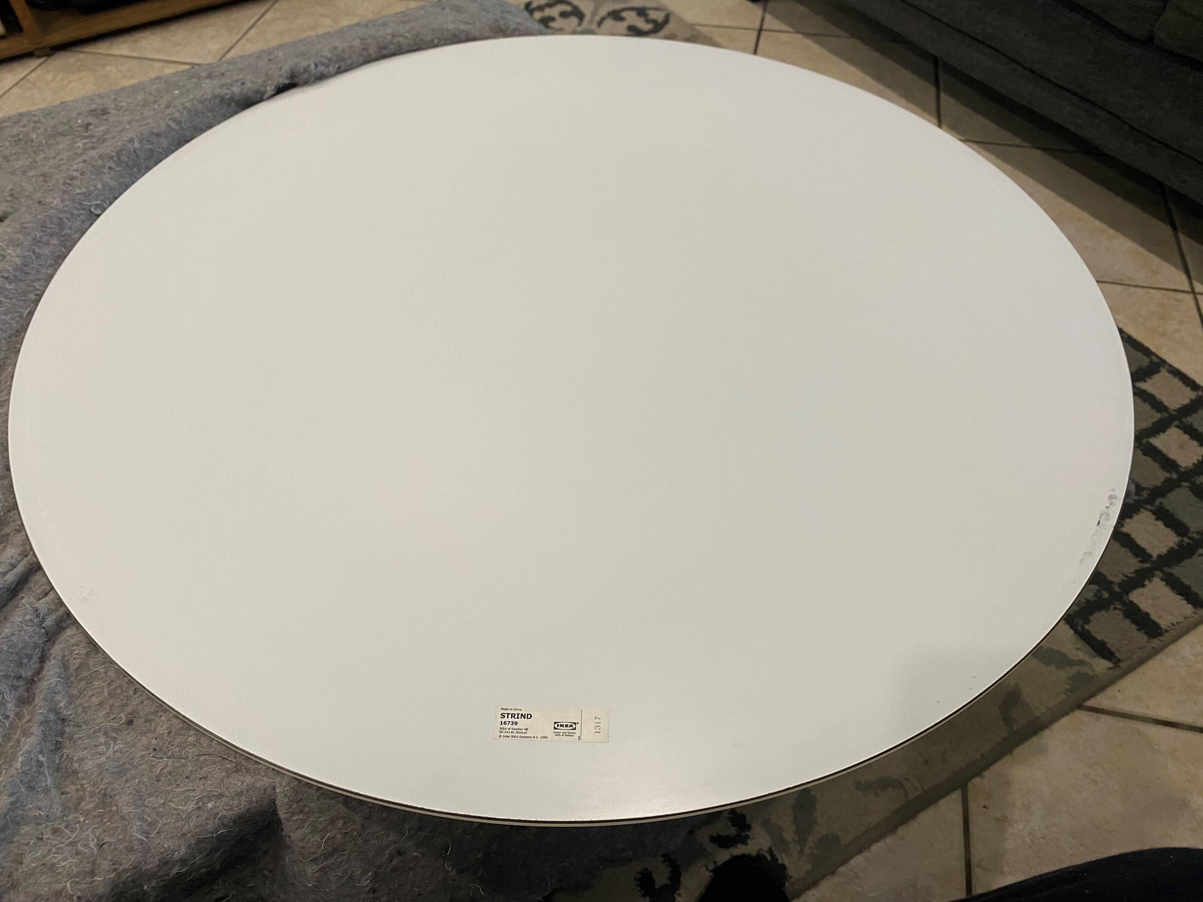 STRIND coffee table by Ehlen Johansson for IKEA, vintage white, 1970s