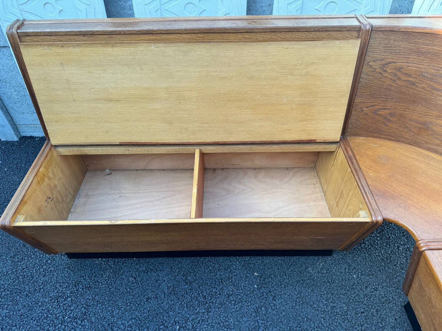 Bistro or corner restaurant bench. 50/60's